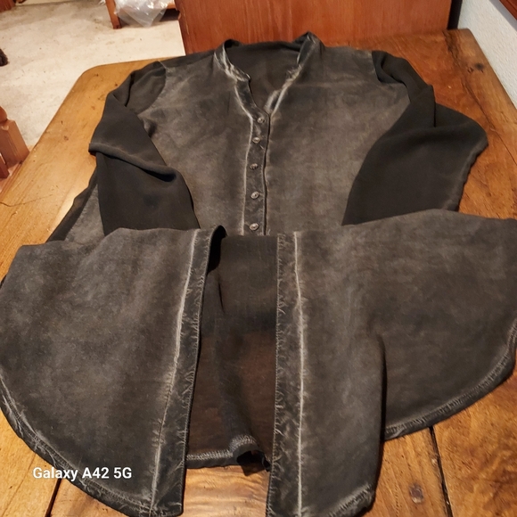 Grey/ black maxi blouse - Picture 5 of 7